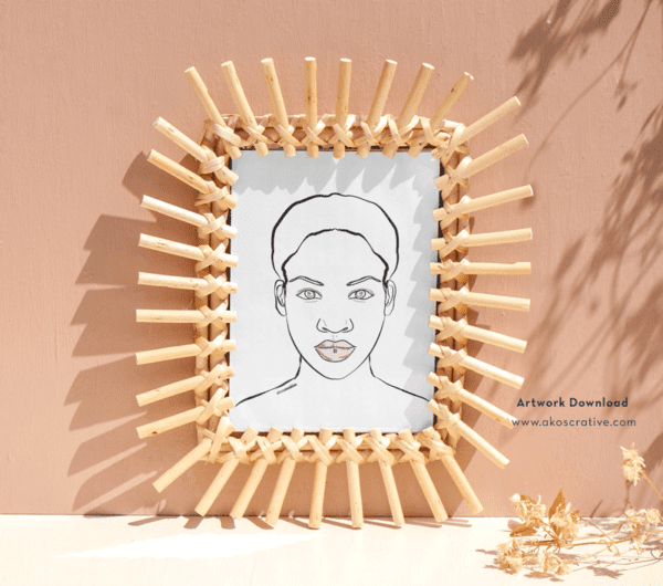 Contemporary Female African American Digital Art Print Downloads