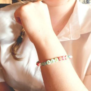 Alphabet bracelet beads, | Akos Creative