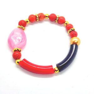 Stunning Red Agate Bracelet Akos Creative
